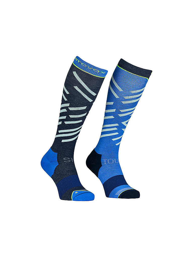 Chaussettes de ski de randonnée longuess bleu 39-41