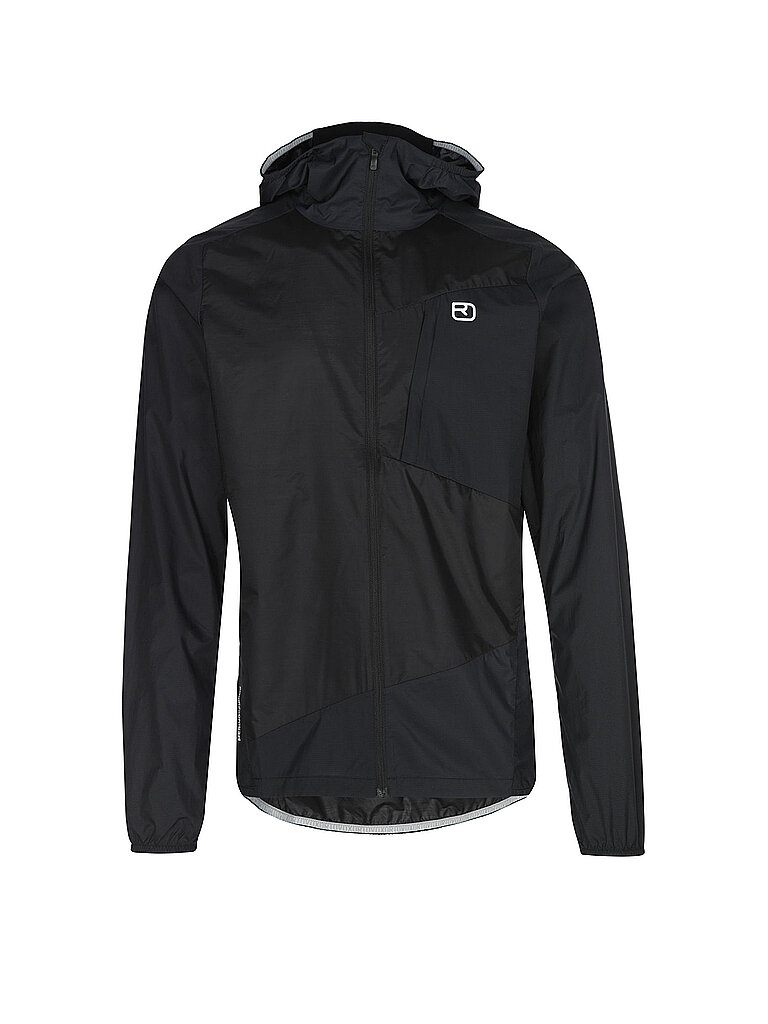 Coupe-vent à capuche Trace noir XXL