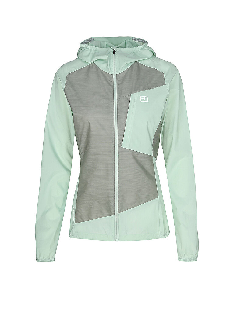 Coupe-vent Trace Hoodie vert clair L