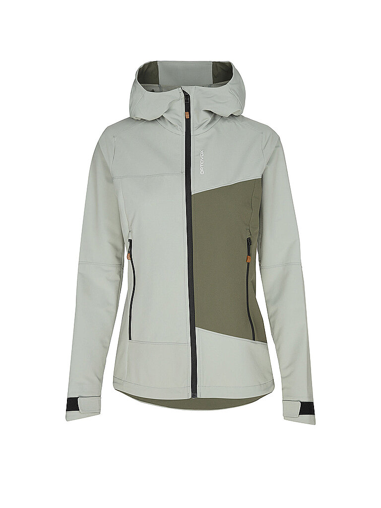 Veste softshell Seceda Hoodie vert clair S
