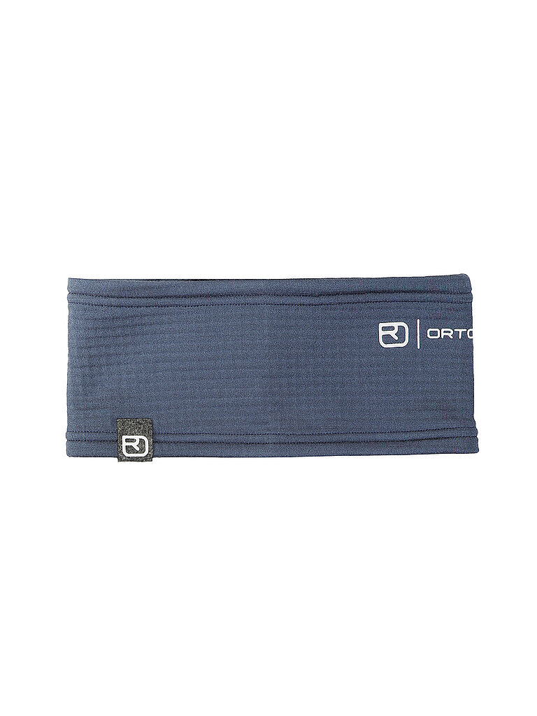 Bandeau Fleece Grid bleu marine