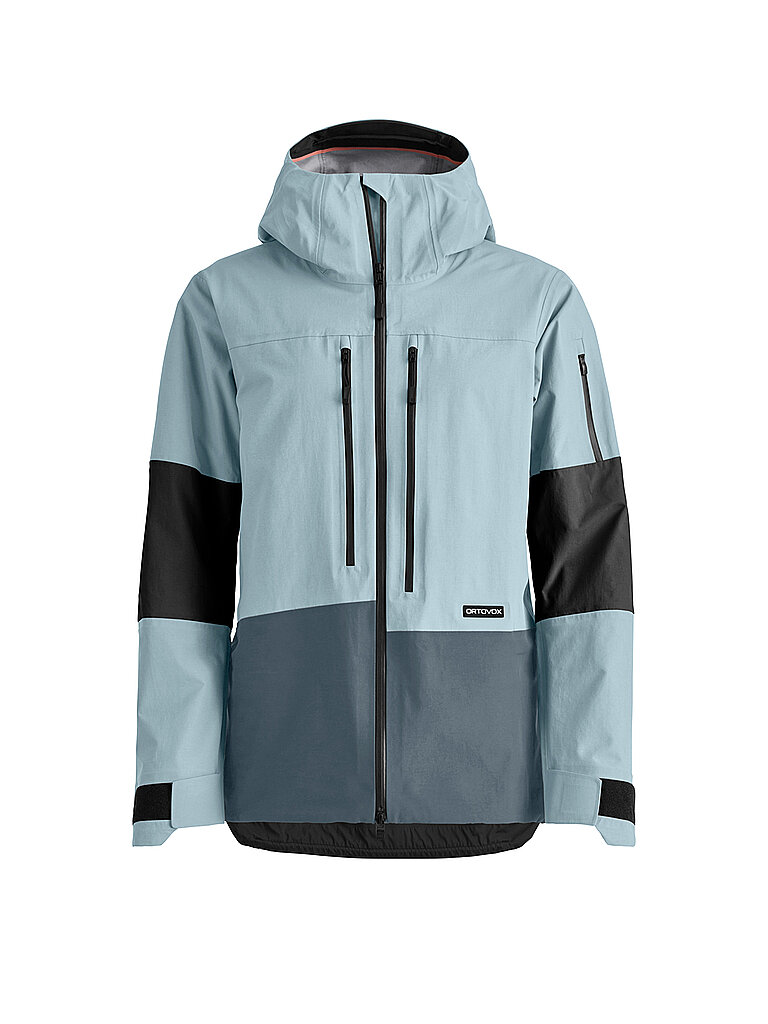 Veste de randonnée à ski Ravine Free 3L à capuche bleu clair XL
