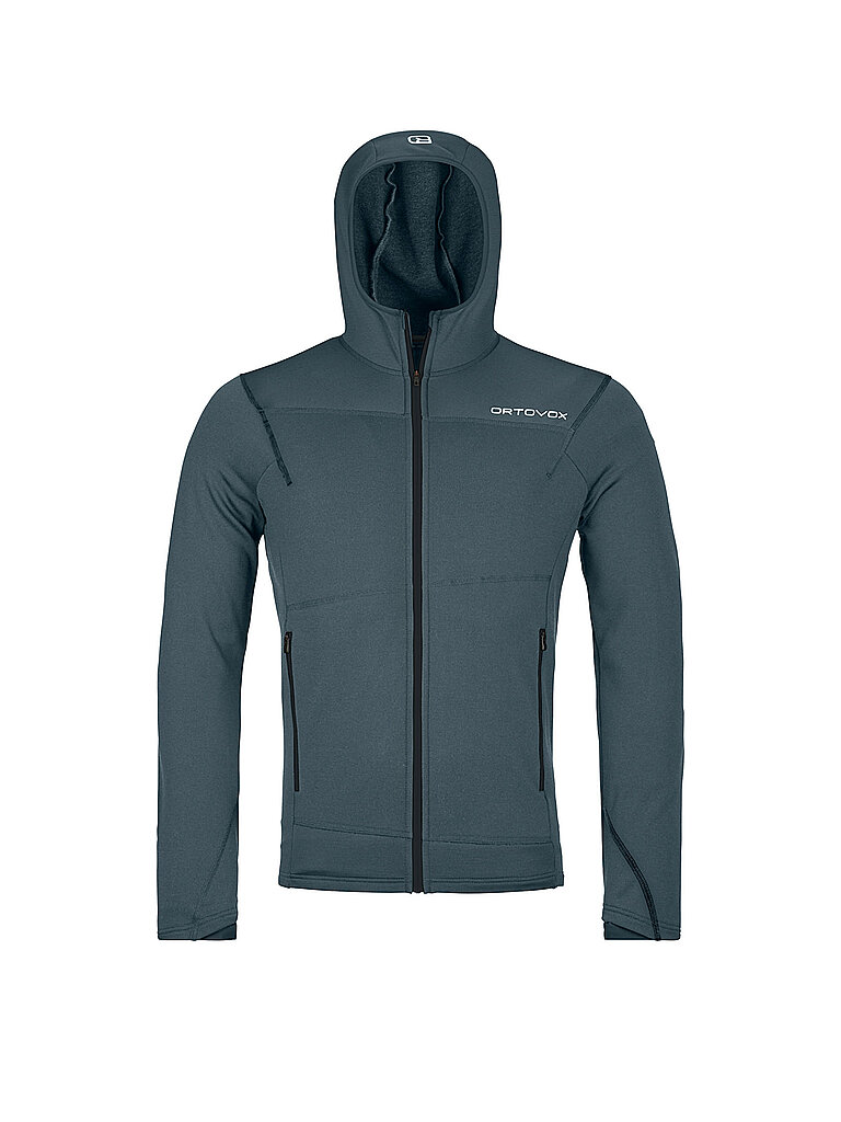 Veste polaire légère à capuche pétrole XL