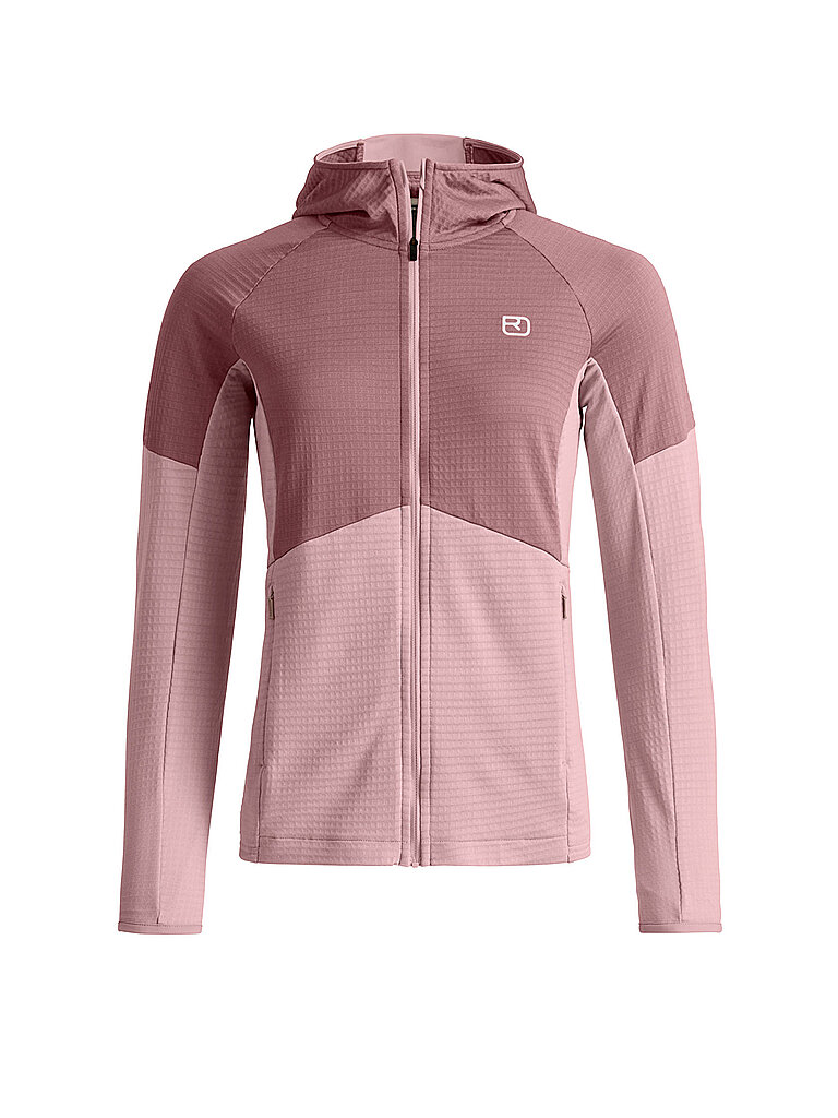 Veste polaire Light Grid rose L