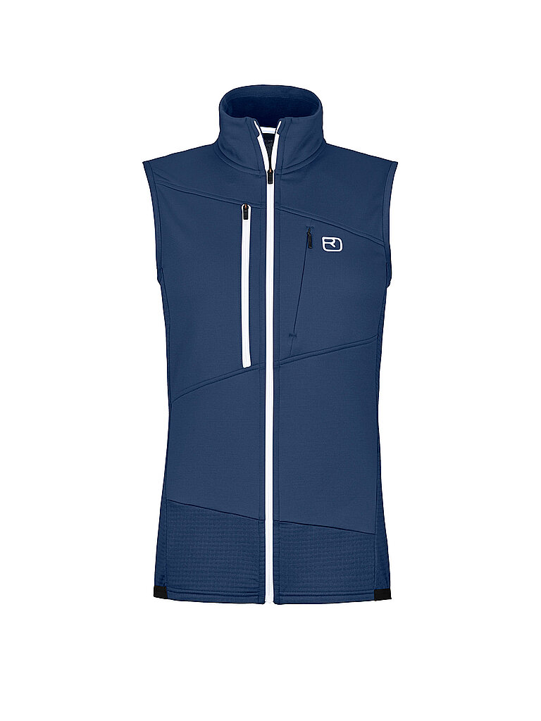 Gilet polaire Fleece Grid bleu marine L