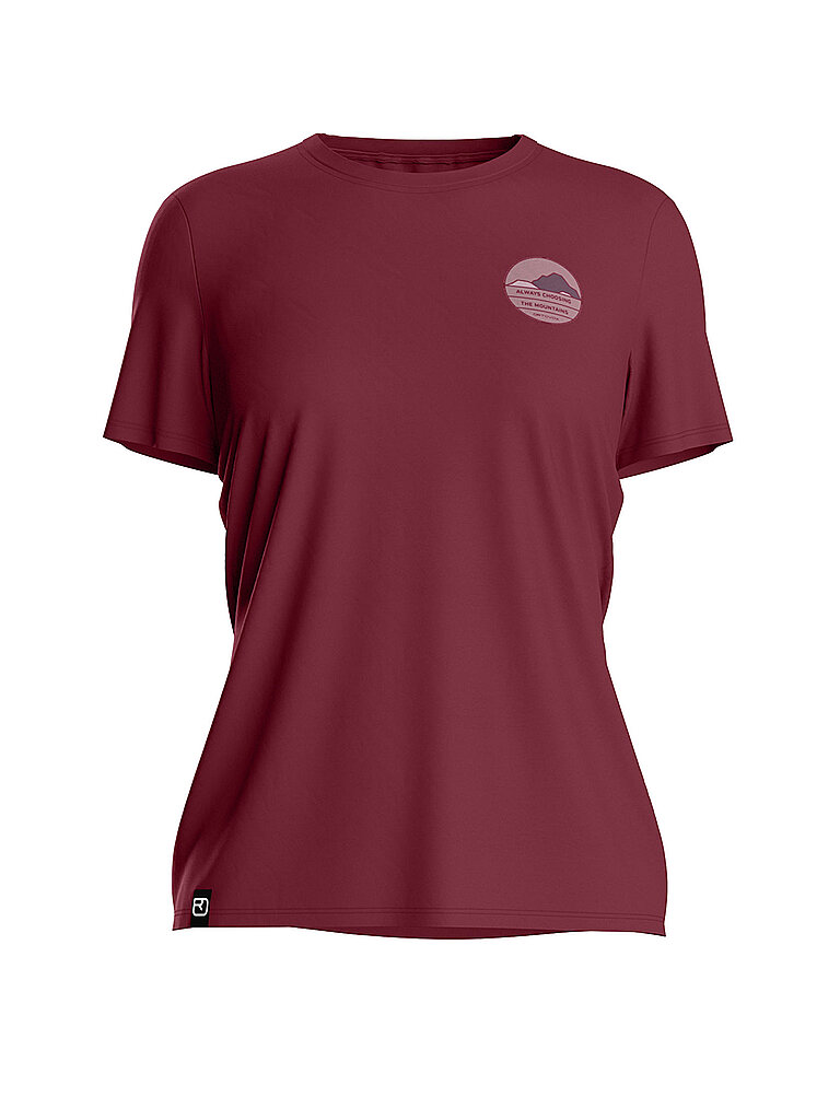 T-shirt fonctionnel Choose 120 Cool rouge foncé XS