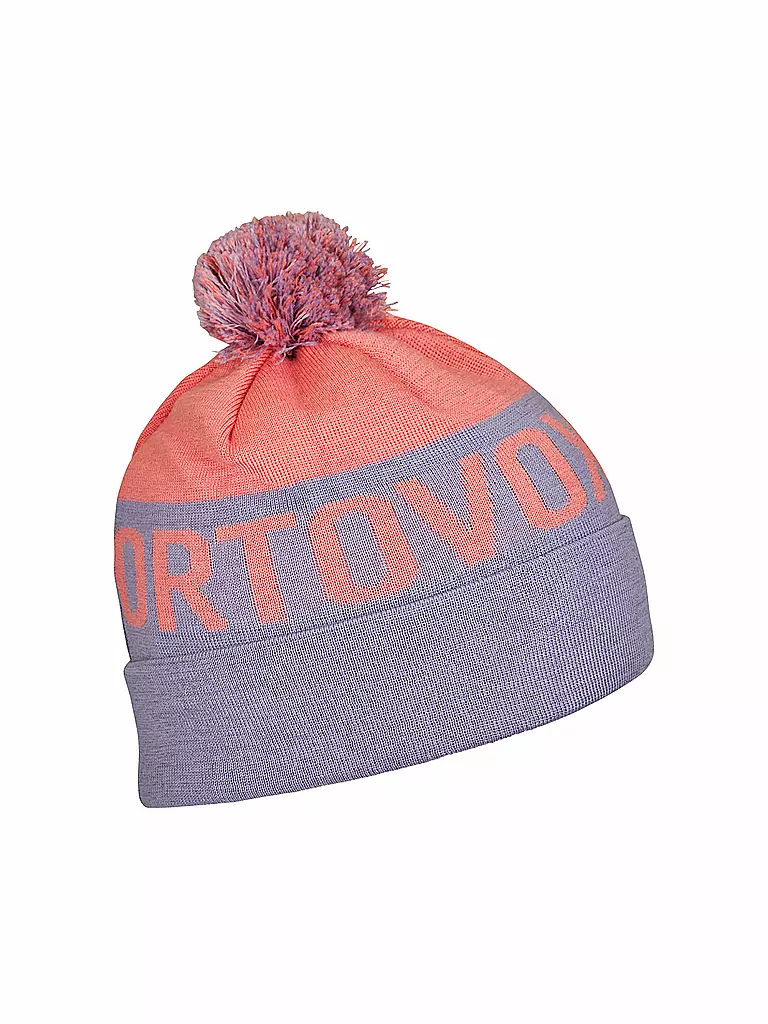 ORTOVOX | Bonnet Femme Tricot à Pompon | Lilas