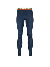 ORTOVOX | Caleçon long homme Rock'n'Wool 185 | Bleu foncé