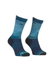 ORTOVOX | Chaussettes de randonnée pour hommes All Mountain Mid Socks M | Bleu foncé
