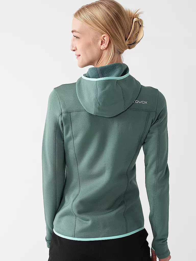 ORTOVOX | Damen Fleecejacke Hoodie | Menthe