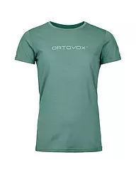 ORTOVOX | T-shirt de sport femme 150 COOL Brand Logo | Vert foncé