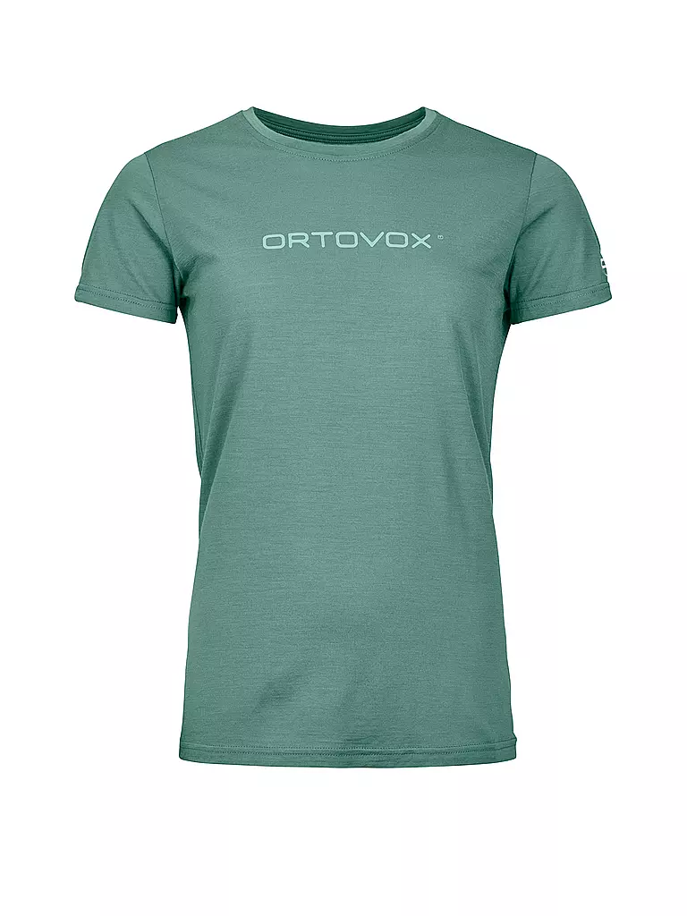 ORTOVOX | Damen Funktionsshirt 150 COOL Brand Logo | Vert foncé