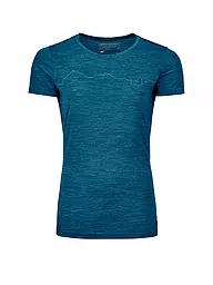 ORTOVOX | T-shirt fonctionnel femme Mountain 150 Cool | Pétrole