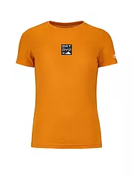 ORTOVOX | Damen Funktionsshirt 185 Merino Square | Orange