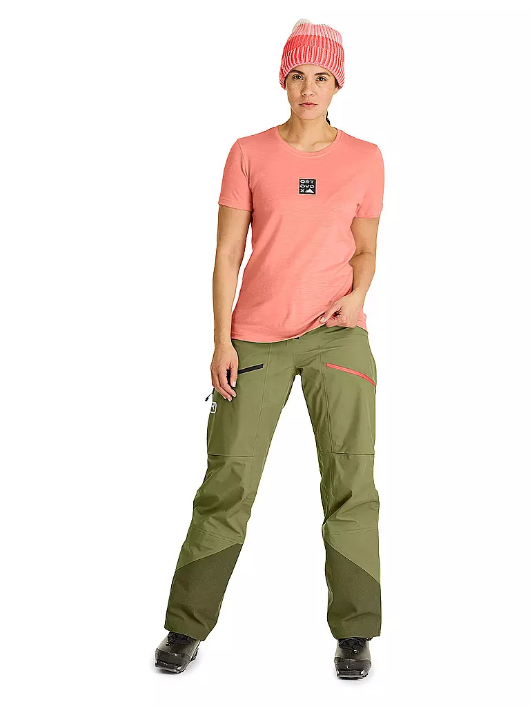 ORTOVOX | Damen Funktionsshirt 185 Merino Square | Rose