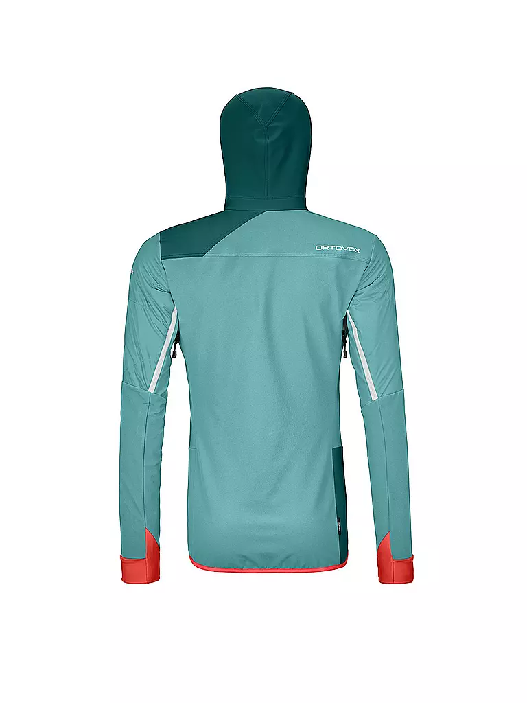 ORTOVOX | Damen Hybridjacke Col Becchei SW Hoodie | Menthe