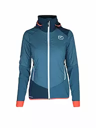 ORTOVOX | Damen Hybridjacke Col.Becchei Hoodie | Bleu