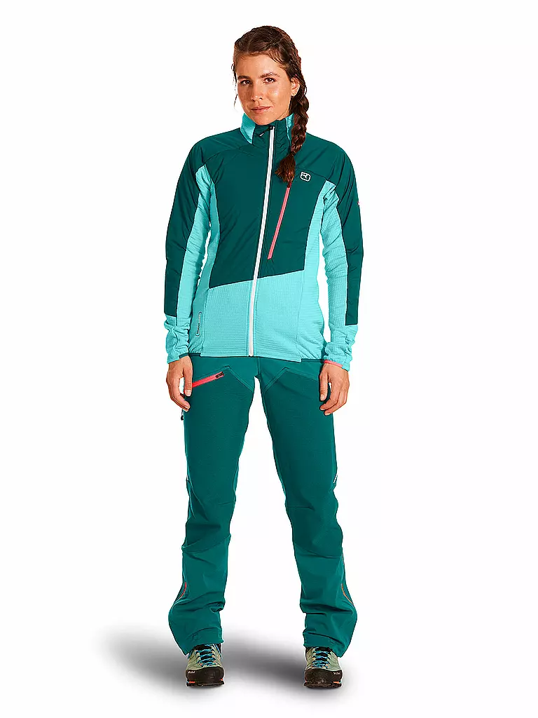 ORTOVOX | Damen Hybridjacke Westalpen | Pétrole