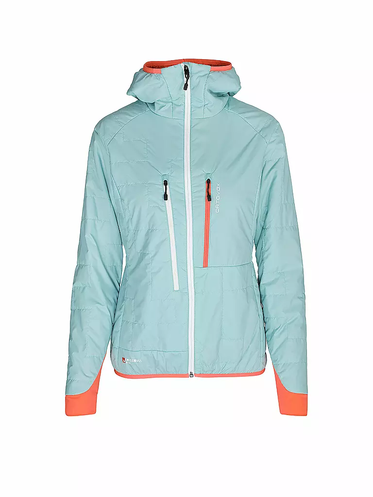 ORTOVOX | Damen Isolationsjacke SWISSWOOL PIZ BOÈ | Turquoise