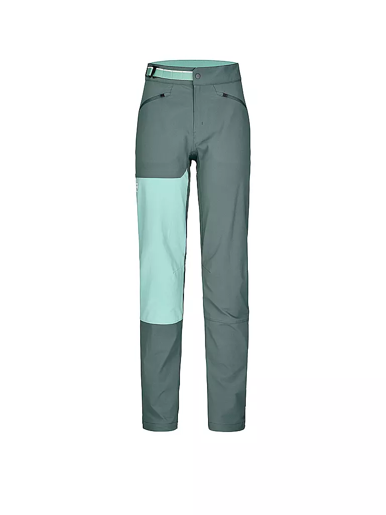 ORTOVOX | Damen Softshell Wanderhose Brenta | Pétrole