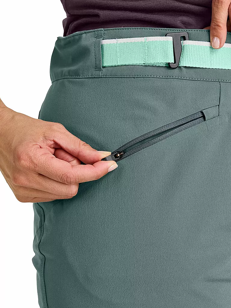 ORTOVOX | Damen Softshell Wanderhose Brenta | Pétrole