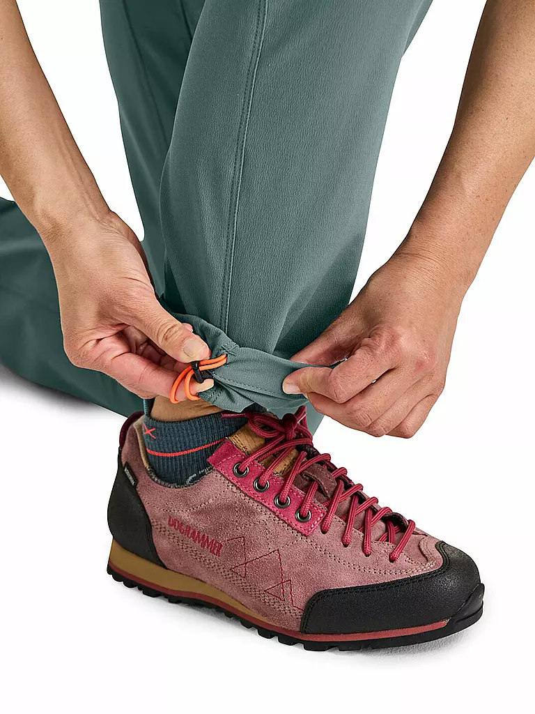 ORTOVOX | Damen Softshell Wanderhose Brenta | Pétrole