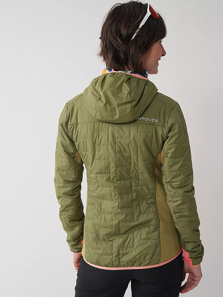 ORTOVOX | Damen Touren Isojacke Piz Badus SW Hoodie | Olive