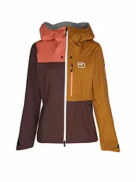 ORTOVOX | Veste de randonnée pour femme Ortler 3L à capuche | Rouge foncé