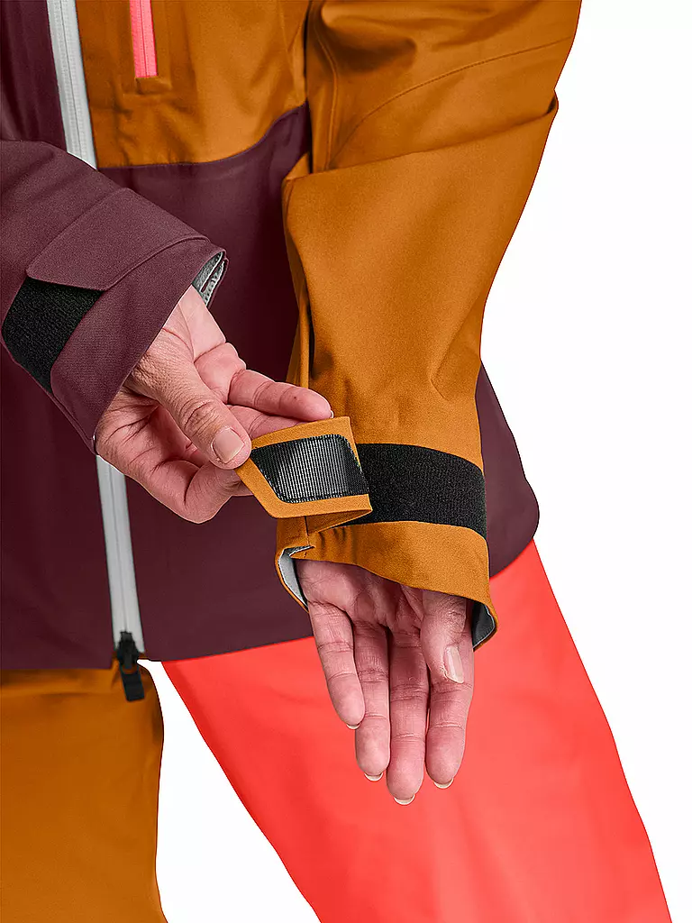 ORTOVOX | Damen Tourenjacke Ortler 3L | Rouge foncé