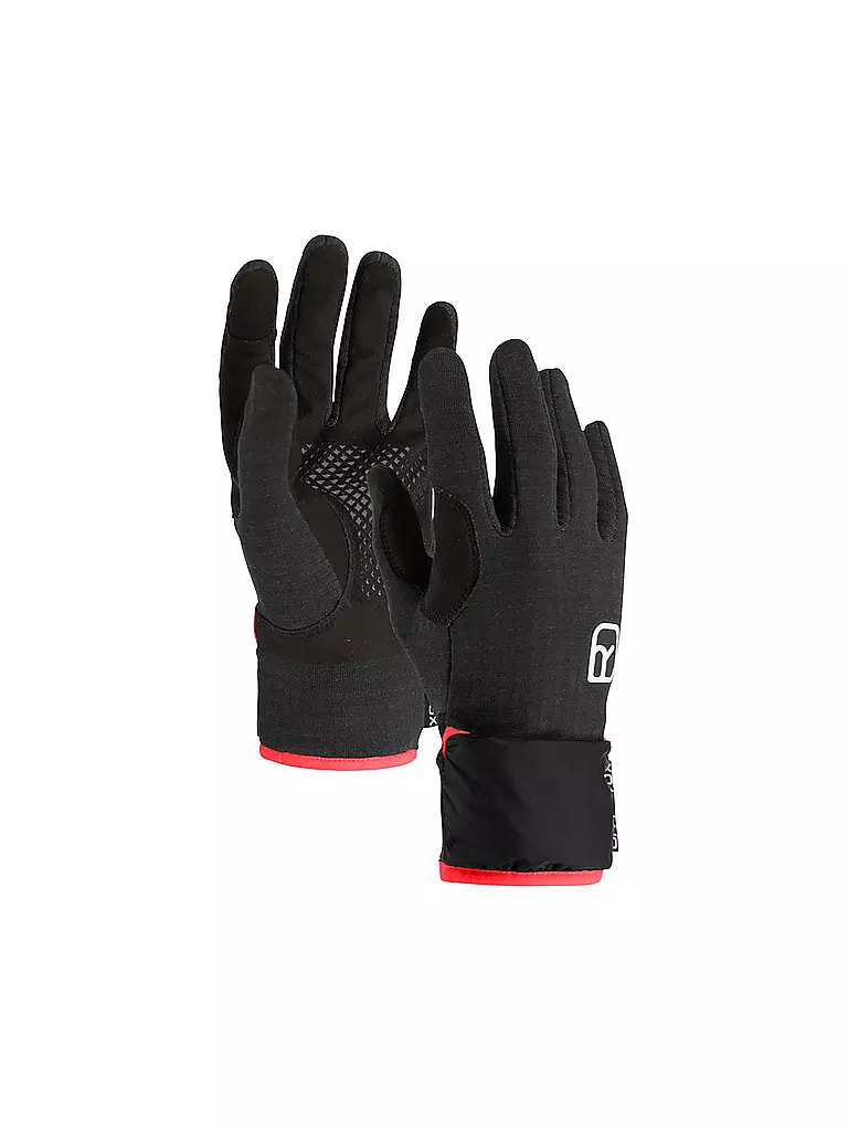 ORTOVOX | Gants Femme Fleece Grid Cover | Noir