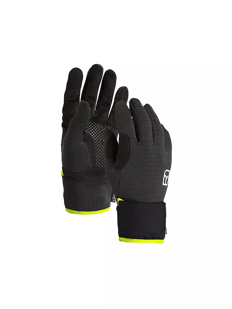 ORTOVOX | Gants Homme Fleece Grid Cover | Noir