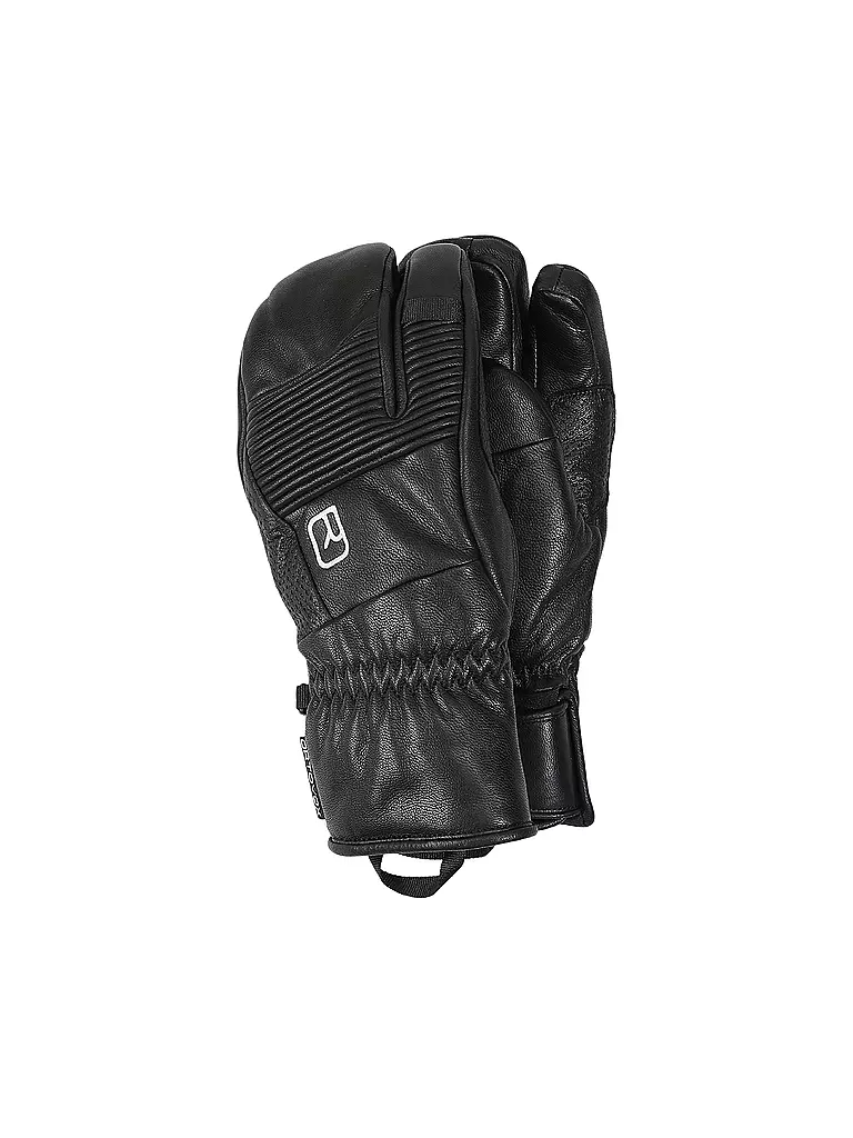 ORTOVOX | Gants Homme Full Leather 3 Doigts | Noir