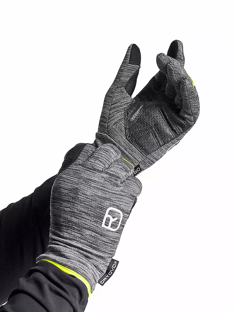 ORTOVOX | Gants polaires légers pour hommes | Gris