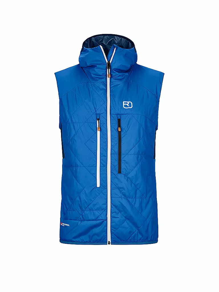 ORTOVOX | Gilet isolant homme Piz Boé Swisswool | Bleu