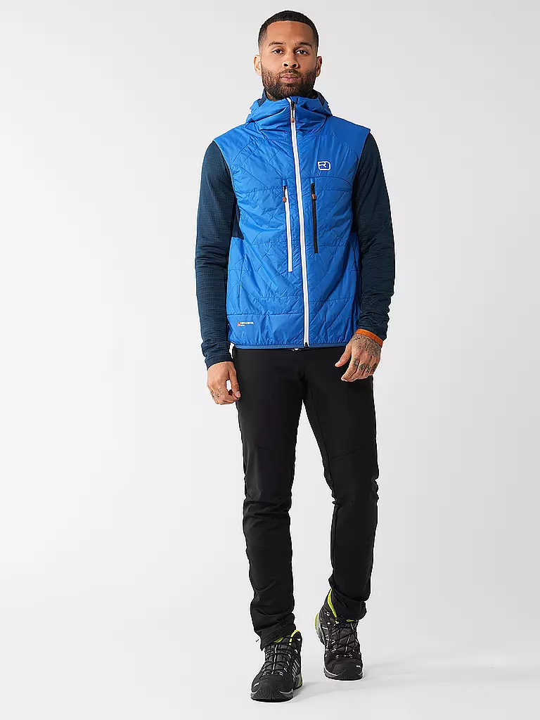 ORTOVOX | Gilet isolant homme Piz Boé Swisswool | Bleu