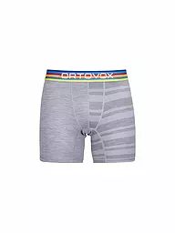ORTOVOX | Boxer homme Rock'n'Wool 185 | Gris clair