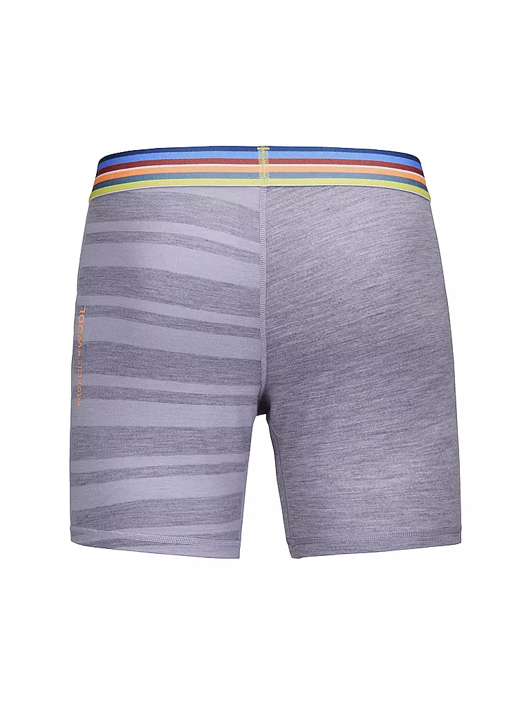 ORTOVOX | Herren Boxer Rock'n'Wool 185 | Gris clair