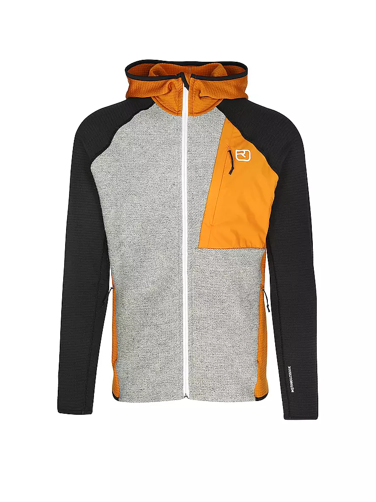 ORTOVOX | Herren Fleecejacke Classic Knit Hoodie | Camel
