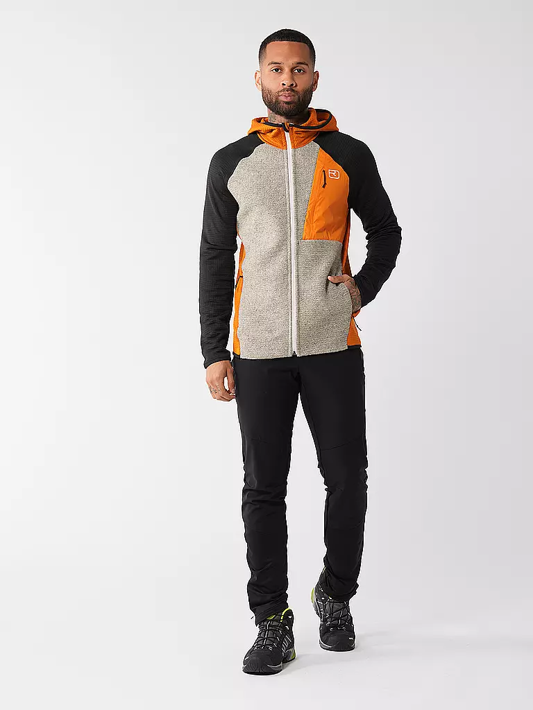 ORTOVOX | Herren Fleecejacke Classic Knit Hoodie | Camel