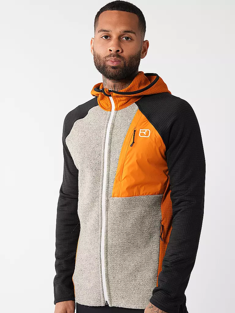 ORTOVOX | Herren Fleecejacke Classic Knit Hoodie | Camel