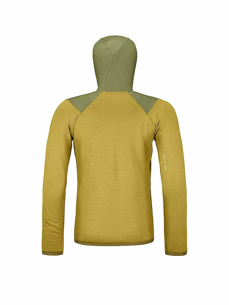 ORTOVOX | Herren Fleecejacke Grid Hoodie | Olive