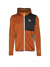 ORTOVOX | Veste à capuche en polaire pour homme | Marron