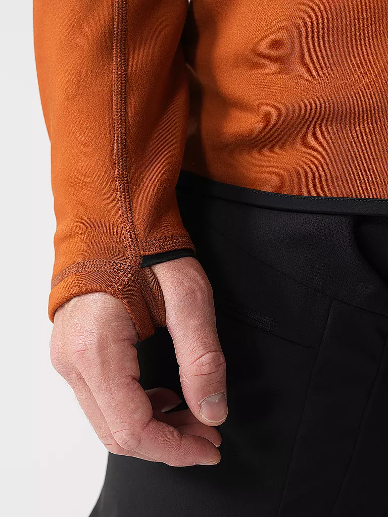 ORTOVOX | Herren Fleecejacke Hoodie | Marron