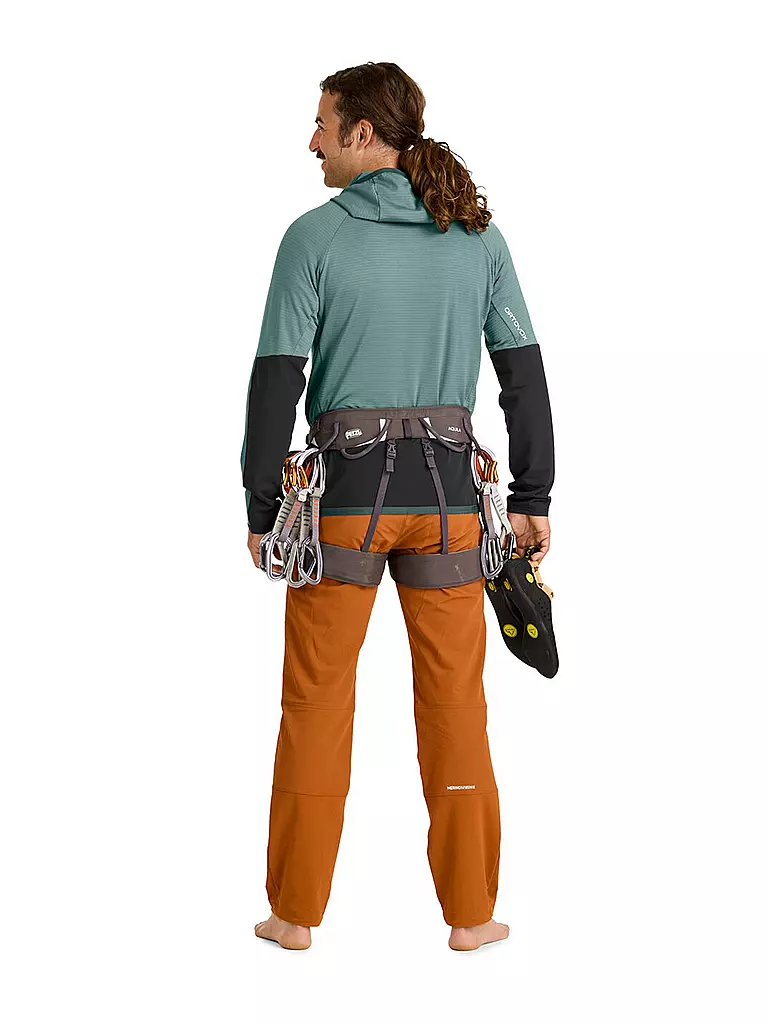 ORTOVOX | Herren Fleecejacke RIB Hoodie | Menthe