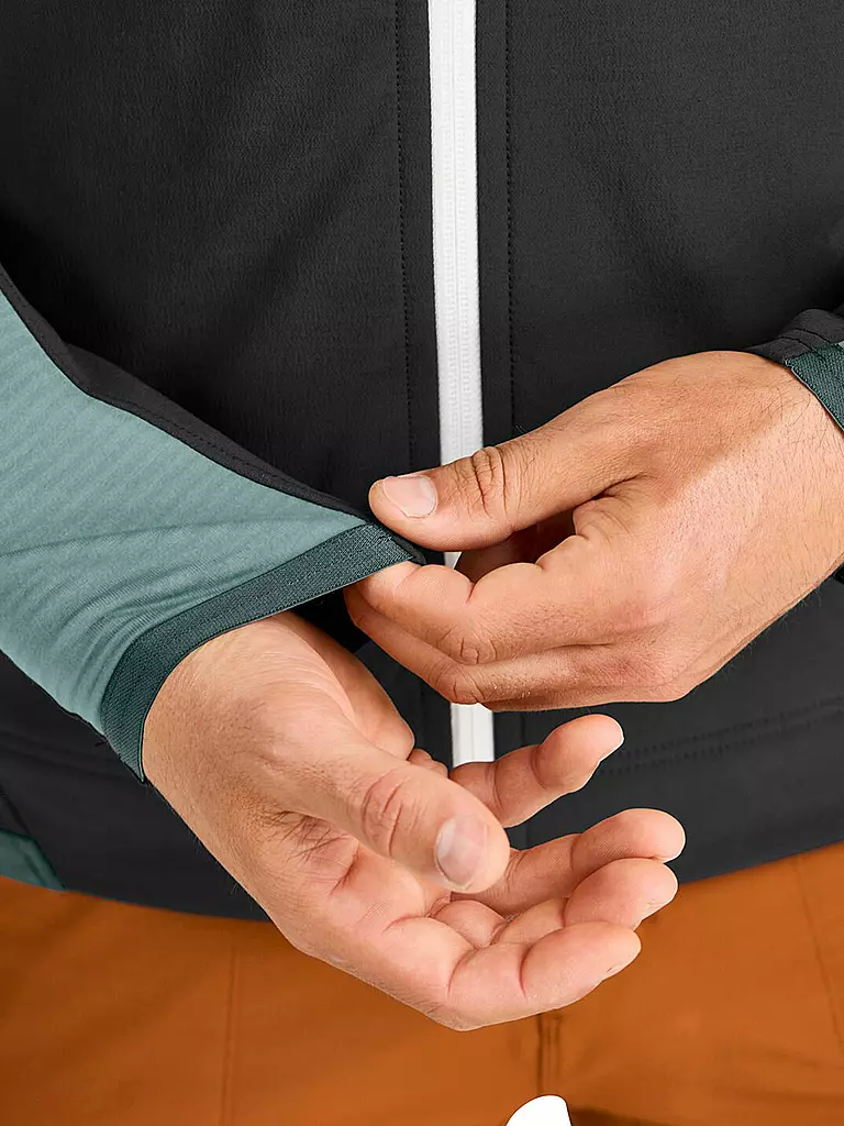 ORTOVOX | Herren Fleecejacke RIB Hoodie | Menthe