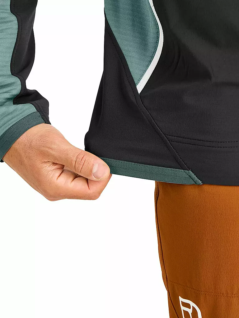 ORTOVOX | Herren Fleecejacke RIB Hoodie | Menthe