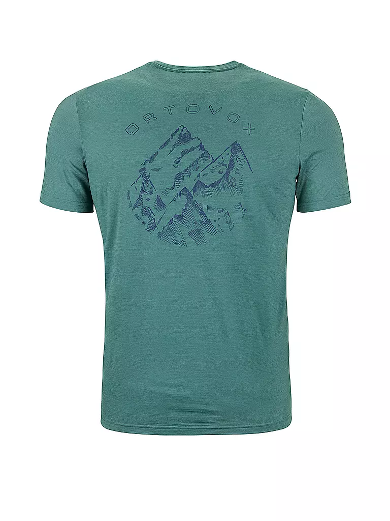 ORTOVOX | Herren Funktionsshirt 150 COOL Ballpen | Vert foncé