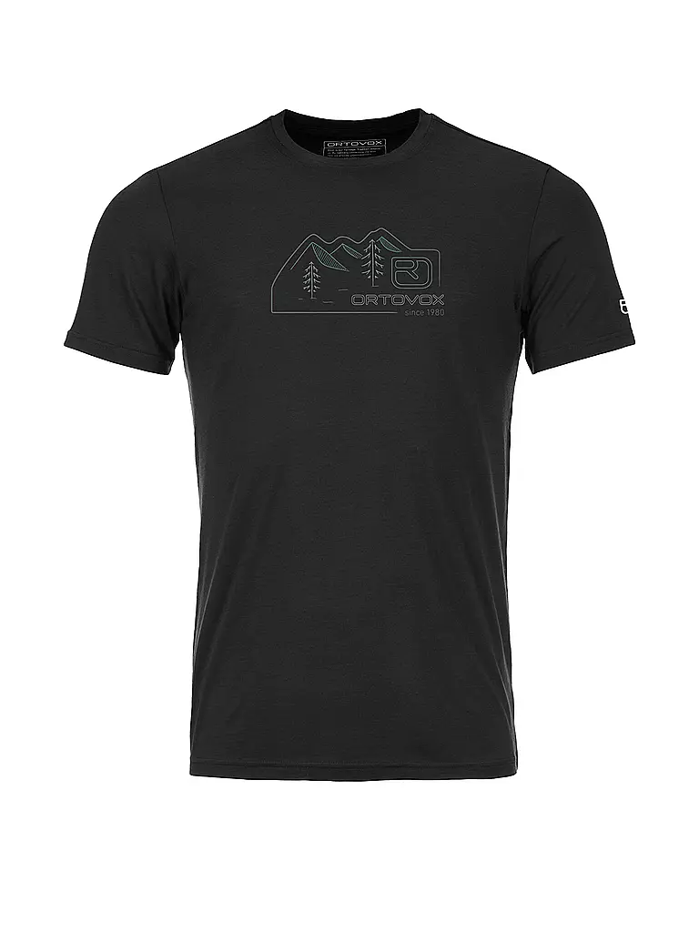 ORTOVOX | Herren Funktionsshirt 150 COOL Vintage | Noir