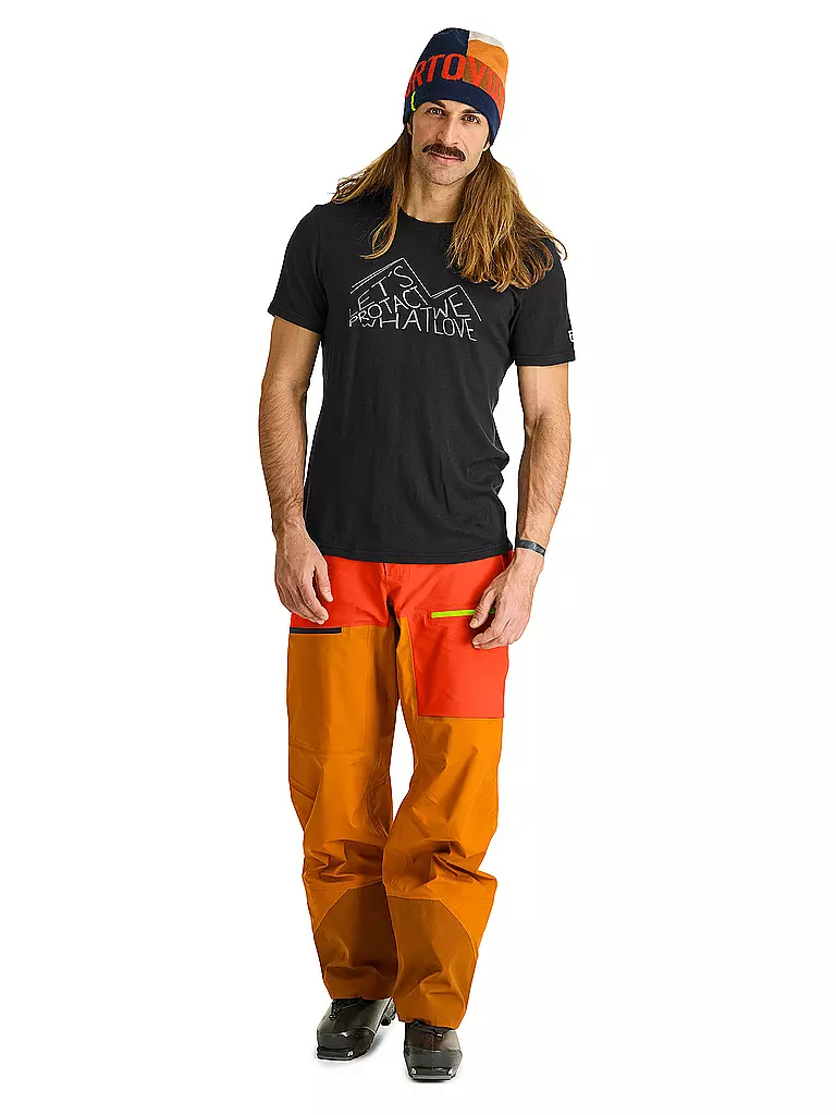 ORTOVOX | Herren Funktionsshirt 185 Merino Protact | Noir