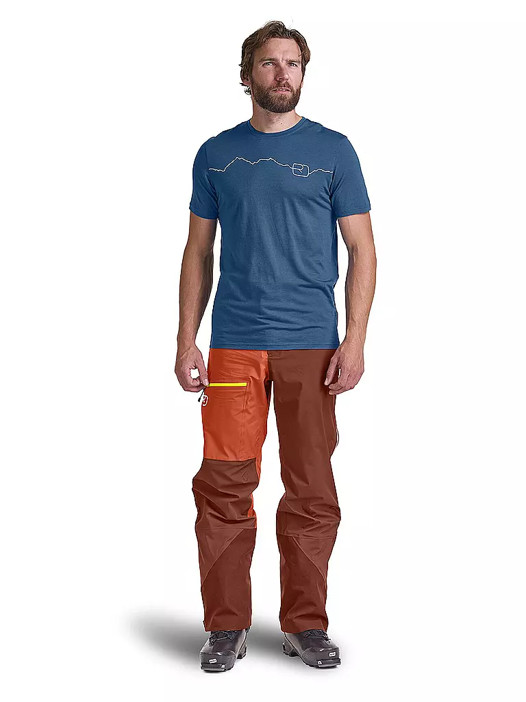 ORTOVOX | Herren Funktionsshirt Mountain 150 COOL Tencel | Bleu